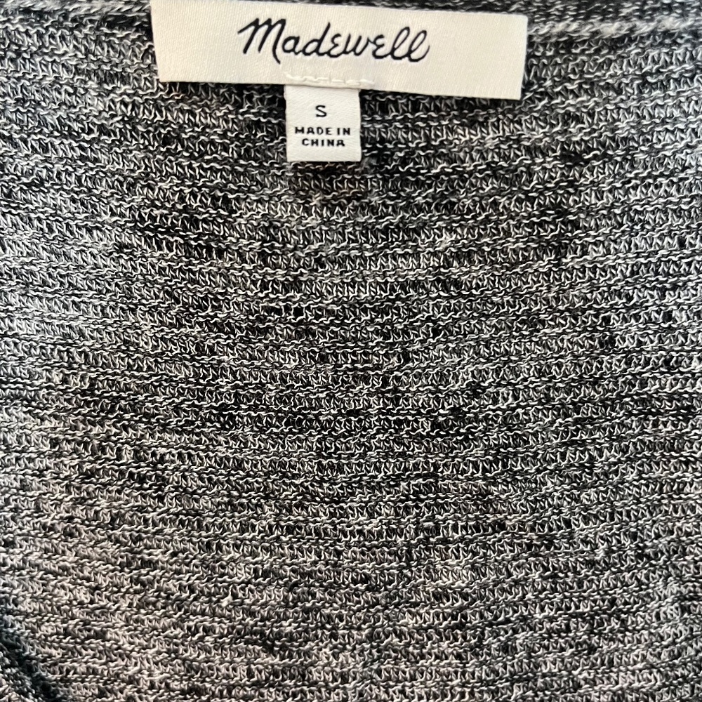 Madewell Gray Scoop Neck Sweater - Picture 8 of 11